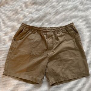 Nike Men's Casual Elastic-Waist Khaki Shorts